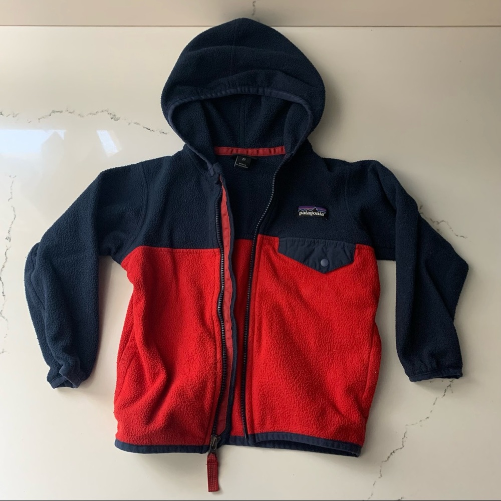 Patagonia 2T boys zip up hoodie